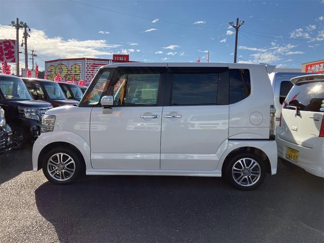 N-BOXカスタム G・Lパッケージ ETC バックカメラ 両側スライド・片側電動 ナビ TV オートライト HID スマートキー アイドリングストップ 電動格納ミラー ベンチシート CVT 盗難防止システム ABS ESC CD(14枚目)