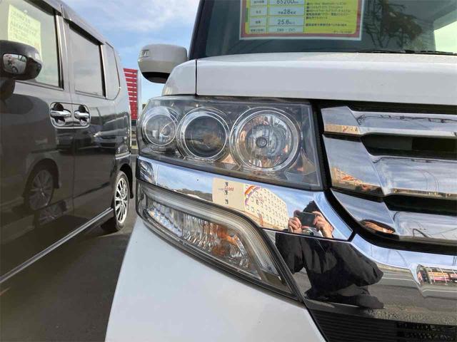 Ｎ－ＢＯＸカスタム Ｇ・Ｌパッケージ　ＥＴＣ　バックカメラ　両側スライド・片側電動　ナビ　ＴＶ　オートライト　ＨＩＤ　スマートキー　電動格納ミラー　ベンチシート　ＣＶＴ　盗難防止システム　ＡＢＳ　ＥＳＣ　ＣＤ　ＤＶＤ再生（33枚目）