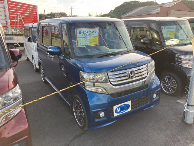 Ｎ－ＢＯＸカスタム Ｇ・ターボＡパッケージ　ドライブレコーダー　ＥＴＣ　バックカメラ　両側電動スライドドア　ナビ　ＴＶ　オートクルーズコントロール　衝突被害軽減システム　オートライト　ＨＩＤ　スマートキー　電動格納ミラー　ベンチシート　ＣＶＴ（14枚目）