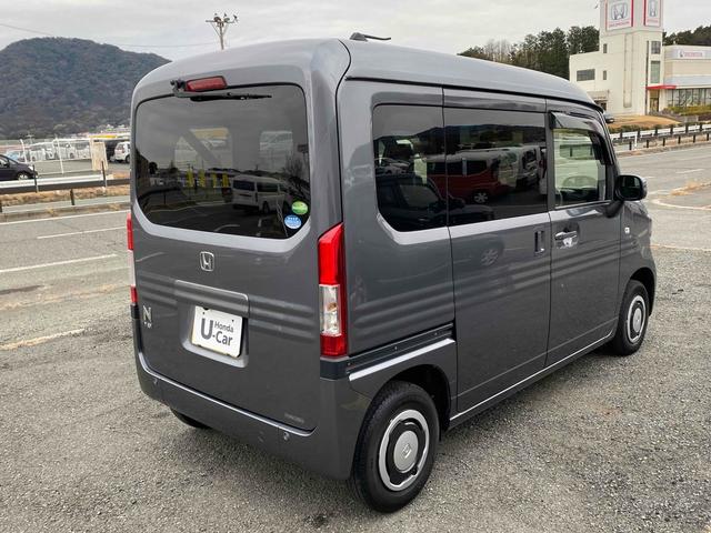 N-VAN+スタイル ファン・ターボホンダセンシング 軽バン CVT 衝突被害軽減システム クリアランスソナー レーンアシスト ドライブレコーダー ETC ナビ TV バックカメラ 両側スライドドア オートライト ESC エアコン 運転席エアバッグ CD(4枚目)