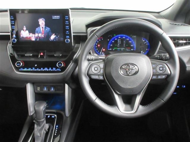 カローラクロス ハイブリッド　Ｚ　メモリーナビ　バックカメラ　衝突被害軽減システム　ＥＴＣ　ドラレコ　ＬＥＤヘッドランプ　ワンオーナー　記録簿（6枚目）