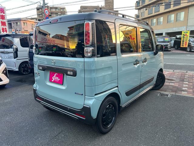 フレアワゴンタフスタイル ハイブリッドＸＳ　２年保証　ナビ　フルセグ　ＥＴＣ　Ｂｌｕｅｔｏｏｔｈ　シートヒーター　両側電動スライド　ＵＳＢ　オートクルーズ　リアサーキューレーター　衝突被害軽減ブレーキ（4枚目）