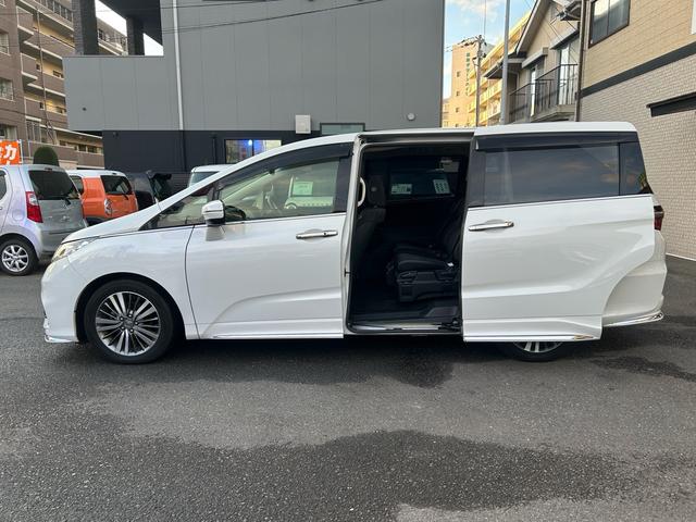 オデッセイ アブソルート・ホンダセンシング 2年保証 純正ナビ 電動シート 純正17インチアルミ ETC2.0 バックカメラ Bluetooth 両側電動スライド フルセグ オットマン(9枚目)