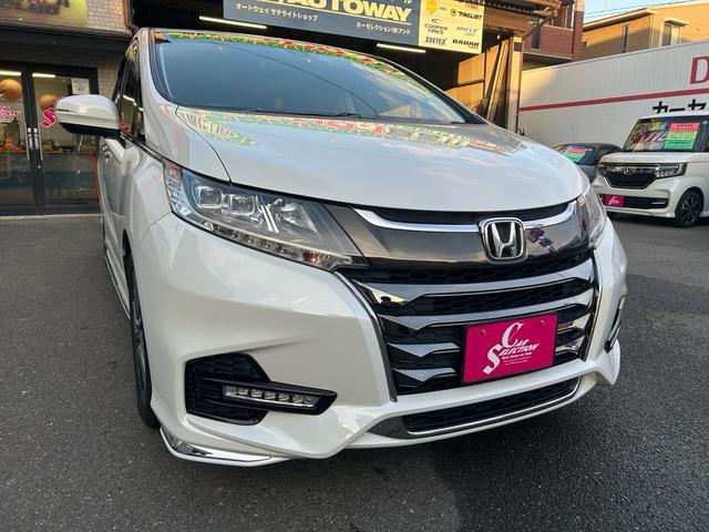 オデッセイ アブソルート・ホンダセンシング 2年保証 純正ナビ 電動シート 純正17インチアルミ ETC2.0 バックカメラ Bluetooth 両側電動スライド フルセグ オットマン(11枚目)