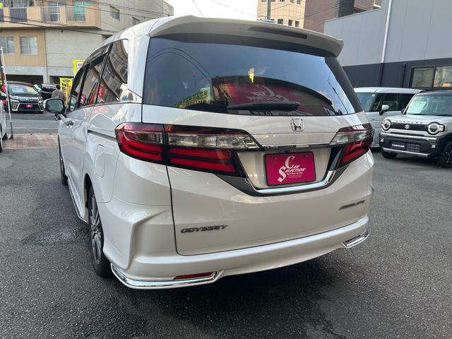 オデッセイ アブソルート・ホンダセンシング 2年保証 純正ナビ 電動シート 純正17インチアルミ ETC2.0 バックカメラ Bluetooth 両側電動スライド フルセグ オットマン(18枚目)