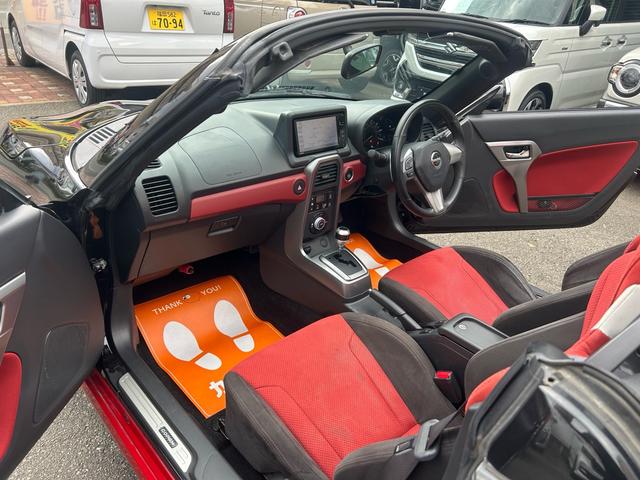 コペン ローブ　Ｓ　２年保証　ナビ　フルセグ　レカロシート　シートヒーター　ターボ　電動オープン　純正アルミ　Ｂｌｕｅｔｏｏｔｈ（33枚目）