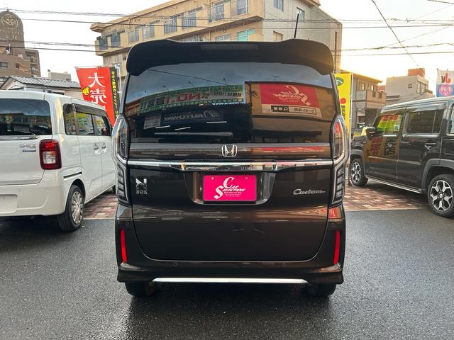 Ｎ－ＢＯＸカスタム Ｌターボ　２年保証　純正ナビ　フルセグ　ＥＴＣ　バックカメラ　ターボ　ホンダセンシング　シートヒーター　両側電動スライド　Ｂｌｕｅｔｏｏｔｈ　純正１５インチアルミ（5枚目）