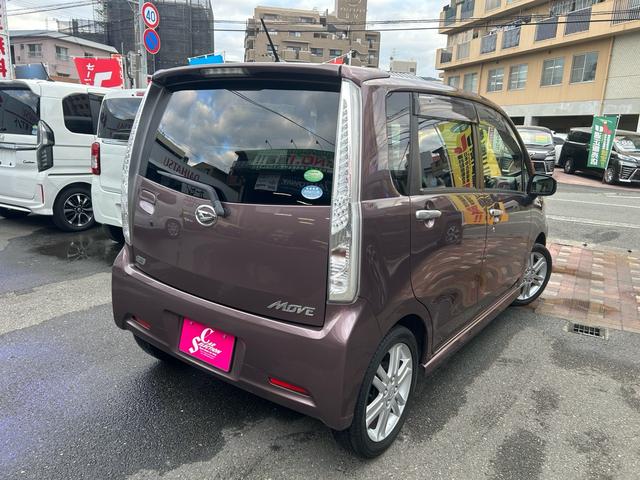 ムーヴ カスタム　ＲＳ　ナビ　フルセグ　ターボ　Ｂｌｕｅｔｏｏｔｈ　バックカメラ　１５インチアルミ　ＥＴＣ　オートライト（4枚目）