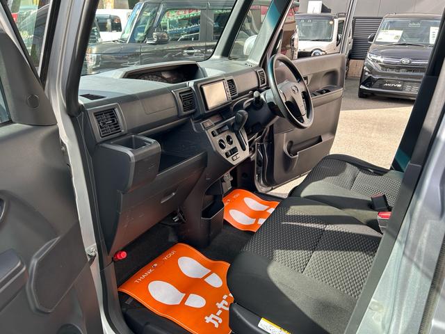 ハイゼットキャディー Ｄ　ＳＡＩＩＩ　２年保証　ナビ　ワンセグ　プッシュスタートシステム　衝突被害軽減ブレーキ　純正アルミ　両側スライド　２人乗（27枚目）