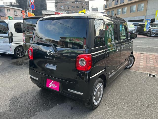 ムーヴキャンバス セオリーＧターボ　２年保証　純正ナビ　フルセグ　ターボ　バックカメラ　両側電動スライド　シートヒーター　ドライブレコーダー　Ｂｌｕｅｔｏｏｔｈ　ＵＳＢ　オートクルーズ（4枚目）