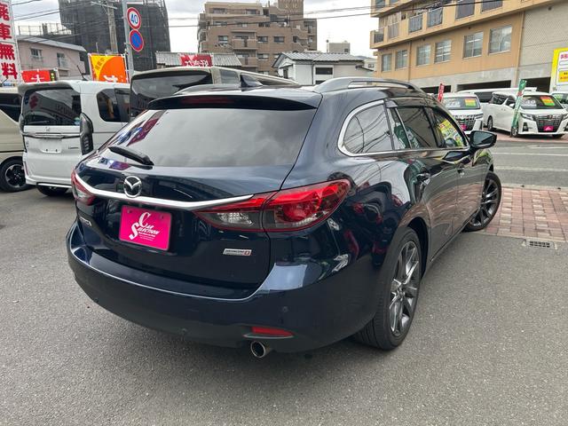 アテンザワゴン ＸＤ　Ｌパッケージ　２年保証　ナビ　フルセグ　革シート　電動シート　ディーゼルターボ　バックカメラ　Ｂｌｕｅｔｏｏｔｈ　シートヒーター　ＥＴＣ　純正アルミ（4枚目）