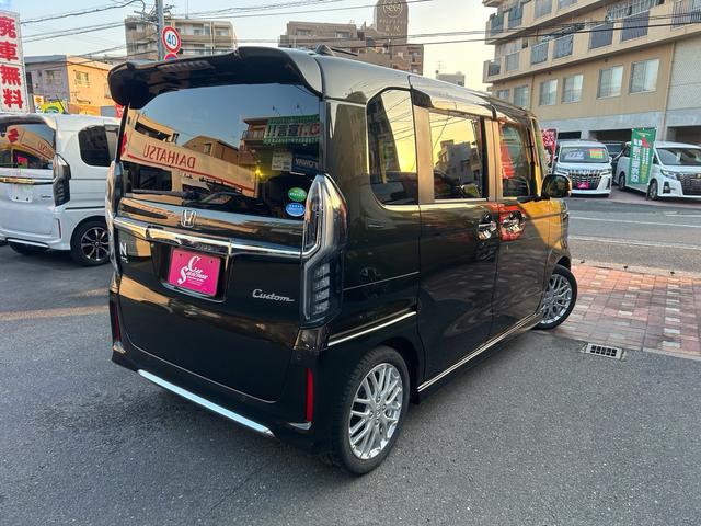 Ｎ－ＢＯＸカスタム Ｌターボ　２年保証　純正ナビ　フルセグ　ＥＴＣ　ホンダセンシング　ドライブレコーダー　両側電動スライド　Ｂｌｕｅｔｏｏｔｈ　純正アルミ（4枚目）