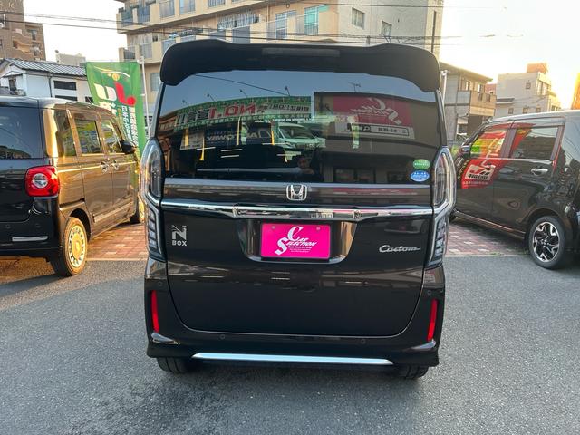 Ｎ－ＢＯＸカスタム Ｌターボ　２年保証　純正ナビ　フルセグ　ＥＴＣ　ホンダセンシング　ドライブレコーダー　両側電動スライド　Ｂｌｕｅｔｏｏｔｈ　純正アルミ（5枚目）