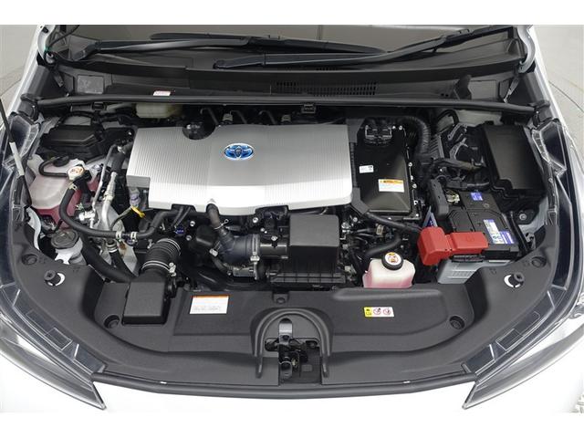 プリウス Ａプレミアム　ツーリングセレクション　横滑り防止機能　皮シート　運転席パワーシート　エアコン　パワーウィンドウ　ナビ＆ＴＶ　アイドリングストップ　ＬＥＤライト　盗難防止装置　スマートキー＆プッシュスタート　キーレス　ＥＴＣ　アルミホイール（19枚目）