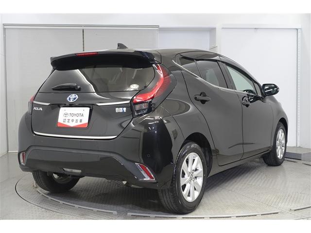 アクア Z LEDヘッドライト スマートキー 100V電源 イモビライザー アルミホイール オートクルーズコントロール 点検記録簿 エアコン ESC カーテンエアバッグ ETC キーレス パワーウインドウ ABS(3枚目)