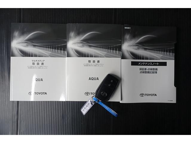 アクア Z LEDヘッドライト スマートキー 100V電源 イモビライザー アルミホイール オートクルーズコントロール 点検記録簿 エアコン ESC カーテンエアバッグ ETC キーレス パワーウインドウ ABS(20枚目)