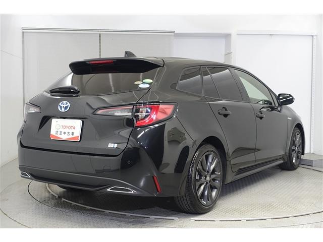 カローラツーリング ハイブリッド　ダブルバイビー　サイドエアバック　ナビ付き　点検記録簿付　Ｂカメ　ＬＥＤヘットライト　盗難防止　Ａストップ　ＥＳＣ　アルミホイル　キーレスエントリー　スマートエントリー　オートクルーズ　エアコン　ＥＴＣ付　ＰＳ（3枚目）