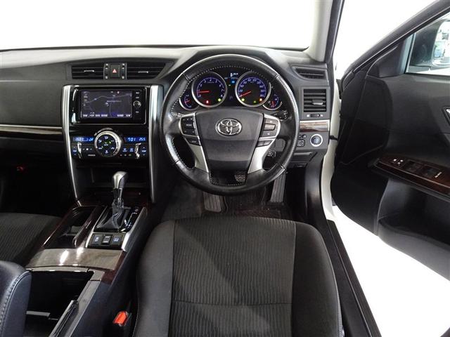 マークX 250G 衝突被害軽減システム メモリーナビ フルセグ バックカメラ ETC HIDヘッドライト スマートキー(5枚目)