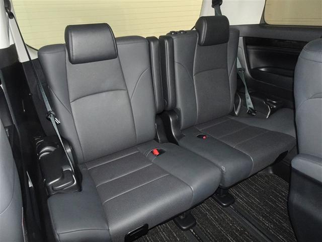 アルファード 2.5S Cパッケージ 衝突被害軽減システム メモリーナビ フルセグ 後席モニター バックカメラ ETC 両側電動スライド フルエアロ 3列シート LEDヘッドランプ スマートキー 乗車定員7人(19枚目)