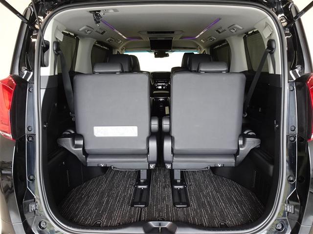 アルファード 2.5S Cパッケージ 衝突被害軽減システム メモリーナビ フルセグ 後席モニター バックカメラ ETC 両側電動スライド フルエアロ 3列シート LEDヘッドランプ スマートキー 乗車定員7人(21枚目)