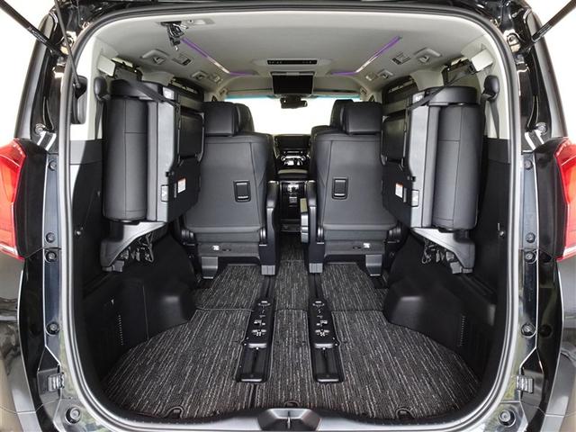 アルファード 2.5S Cパッケージ 衝突被害軽減システム メモリーナビ フルセグ 後席モニター バックカメラ ETC 両側電動スライド フルエアロ 3列シート LEDヘッドランプ スマートキー 乗車定員7人(22枚目)