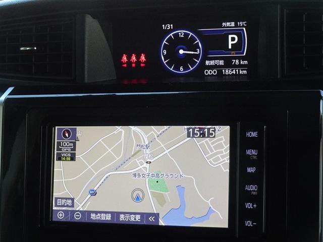 ルーミー カスタムＧ　衝突被害軽減システム　メモリーナビ　フルセグ　バックカメラ　ＥＴＣ　両側電動スライド　ＬＥＤヘッドランプ　スマートキー（6枚目）