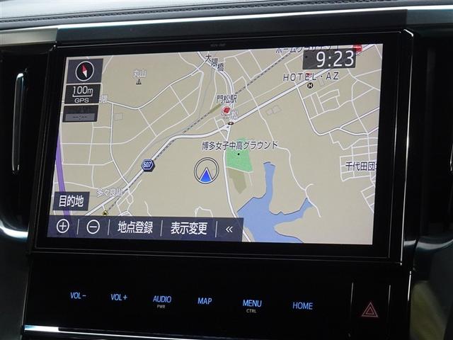 アルファードハイブリッド Ｓ　衝突被害軽減システム　メモリーナビ　フルセグ　バックカメラ　ＥＴＣ　両側電動スライド　３列シート　ＬＥＤヘッドランプ　４ＷＤ　スマートキー　乗車定員７人（6枚目）