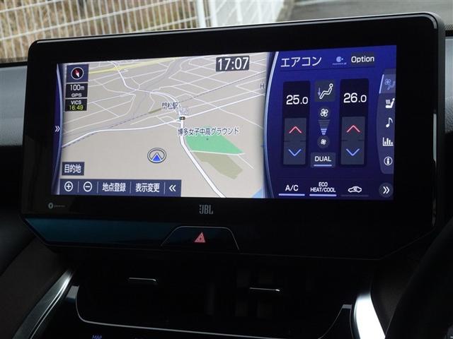 ハリアーハイブリッド Ｚ　レザーパッケージ　衝突被害軽減システム　メモリーナビ　フルセグ　バックカメラ　ＥＴＣ　ドラレコ　ＬＥＤヘッドランプ　４ＷＤ　スマートキー（6枚目）