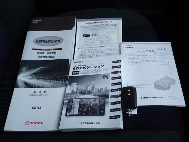 アクア Ｓ　衝突被害軽減システム　メモリーナビ　フルセグ　バックカメラ　ＥＴＣ　スマートキー（27枚目）
