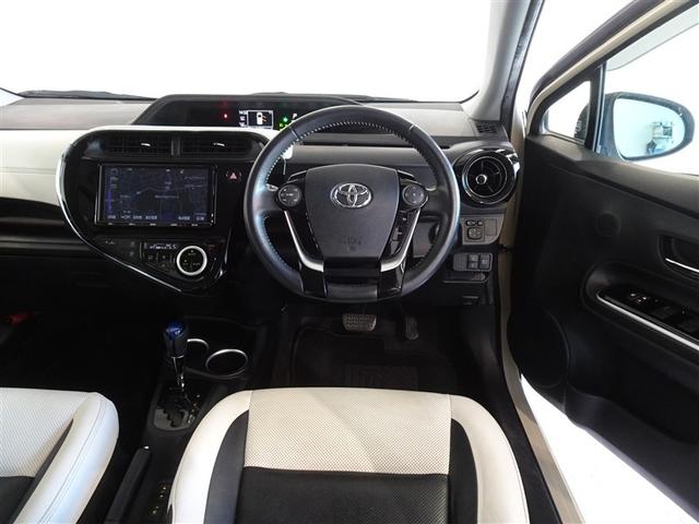 アクア クロスオーバー 衝突被害軽減システム メモリーナビ フルセグ バックカメラ ドラレコ LEDヘッドランプ スマートキー(5枚目)