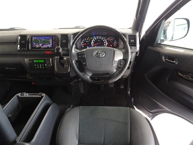 ハイエースバン スーパーGL ダークプライムII 衝突被害軽減システム メモリーナビ フルセグ バックカメラ ETC ドラレコ 両側電動スライド LEDヘッドランプ ディーゼル スマートキー(5枚目)