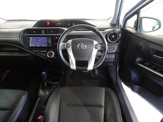 アクア Gブラックソフトレザーセレクション メモリーナビ フルセグ バックカメラ ETC スマートキー(5枚目)