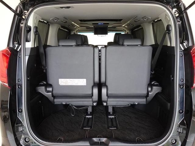 アルファード 2.5S Cパッケージ 衝突被害軽減システム メモリーナビ フルセグ 後席モニター バックカメラ ETC サンルーフ 両側電動スライド 3列シート LEDヘッドランプ スマートキー 乗車定員7人(25枚目)