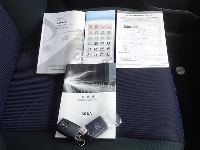 アクア Ｓ　メモリーナビ　ワンセグ　ＥＴＣ　スマートキー（24枚目）