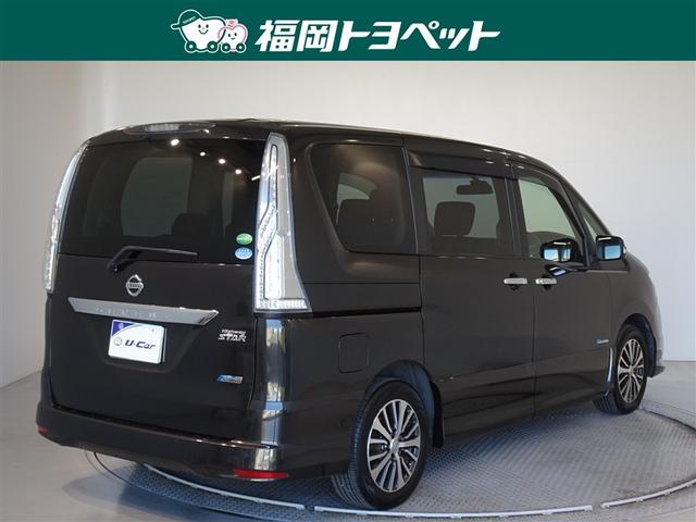 セレナ ハイウェイスター　Ｓ－ハイブリッド　衝突被害軽減システム　メモリーナビ　フルセグ　バックカメラ　ＥＴＣ　３列シート　ＬＥＤヘッドランプ　スマートキー　乗車定員８人（3枚目）