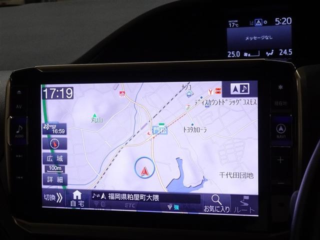 エスクァイア ハイブリッドGi 衝突被害軽減システム メモリーナビ フルセグ 後席モニター バックカメラ ETC 両側電動スライド フルエアロ 3列シート LEDヘッドランプ スマートキー 乗車定員7人(6枚目)