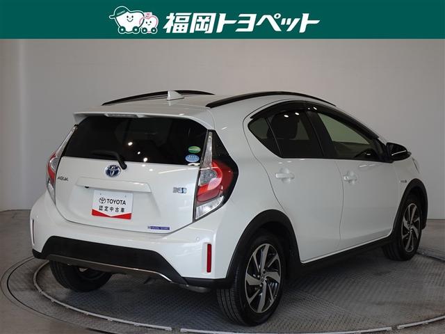 アクア クロスオーバー　グラム　衝突被害軽減システム　メモリーナビ　ワンセグ　バックカメラ　ＥＴＣ　スマートキー（3枚目）