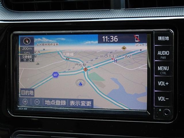 アクア クロスオーバー　グラム　衝突被害軽減システム　メモリーナビ　ワンセグ　バックカメラ　ＥＴＣ　スマートキー（6枚目）
