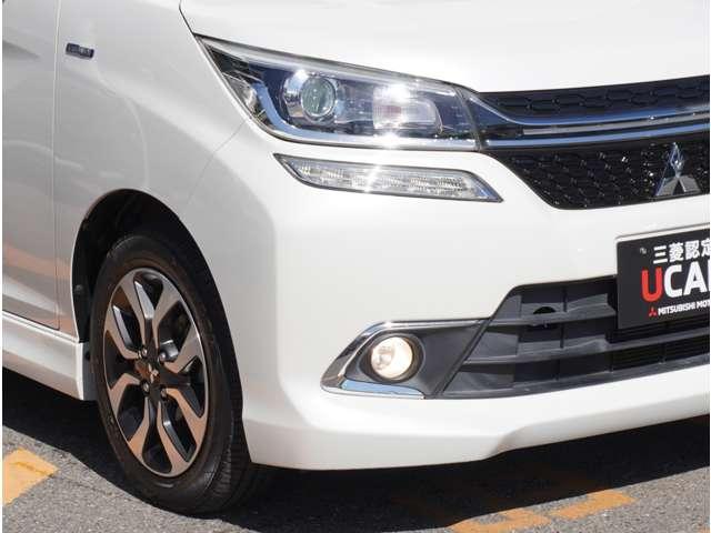 デリカＤ：２ カスタムハイブリッドＭＶ　三菱認定保証　ワンオーナー車　ナビ　Ｂｌｕｅ　ＡＳＣ　Ｗ電動ドア　シートヒータ　Ｂカメラ　フルセグ　１オーナー　禁煙車　クルコン　ナビＴＶ　記録簿　サイドエアバッグ　アルミホイール　盗難防止システム（15枚目）