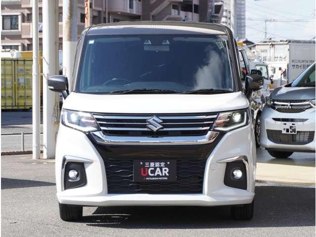 ソリオ ハイブリッドMX 三菱認定保証 ワンオーナー LEDライト Wエアバック パークセンサー メモリ-ナビ Rカメラ キーレス フルセグTV フルオートエアコン クルコン ワンオーナー車 運転席シートヒーター ABS(14枚目)