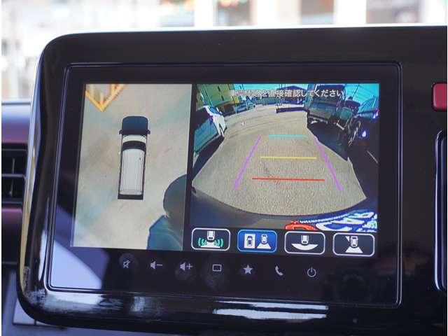 スペーシアカスタム ハイブリッドＸＳ　純正ナビ　全方位カメラ　シートヒーター　サイドカーテンエアバック　Ｐセンサー　取説記録　盗難警報装置　運転席エアバッグ　両側電動パワースライドドア　ワンオーナー車　地デジ　ＬＥＤヘッドライト　ＡＢＳ（9枚目）