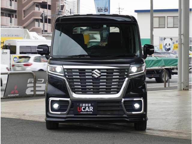 スペーシアカスタム ハイブリッドＸＳターボ　純正ナビ　全周囲カメラ　ＥＴＣ　キーフリーキー　サイドカメラ　クリアナンスソナー　パワーウィンドウ　パワーステアリング　フルフラット　ＥＴＣ付き　カーテンエアバッグ　バックカメラ付き　シ－トヒ－タ－（6枚目）