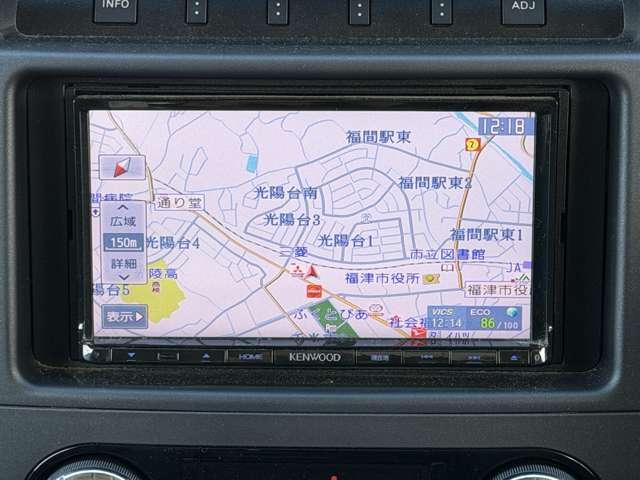 ナビ搭載で、初めての道や遠出も安心です！楽しさＵＰ！