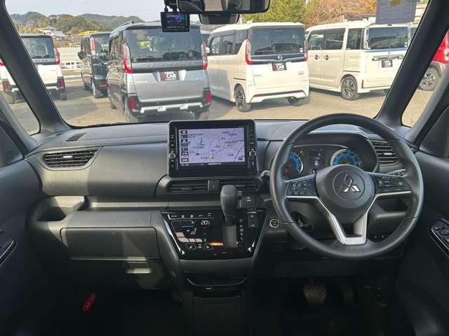 ｅＫクロススペース Ｇ　三菱認定ＵＣＡＲ保証　フルセグナビ　ブレーキサポート　盗難防止装置　Ｒカメラ　フルセグ　ＥＴＣ　横滑り防止装置　メモリナビ　スマートキー　アイドリングストップ　シートヒーター　Ｗエアバック　エアバッグ（3枚目）