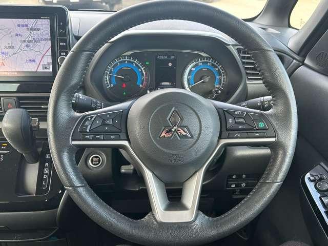 ｅＫクロススペース Ｇ　三菱認定ＵＣＡＲ保証　フルセグナビ　ブレーキサポート　盗難防止装置　Ｒカメラ　フルセグ　ＥＴＣ　横滑り防止装置　メモリナビ　スマートキー　アイドリングストップ　シートヒーター　Ｗエアバック　エアバッグ（5枚目）