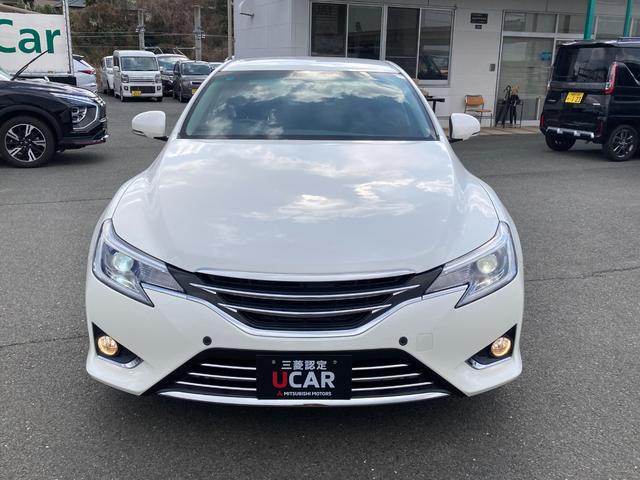 マークＸ プレミアム　三菱認定ＵＣＡＲ保証　フルセグナビ　ＴＶナビ　Ｒカメラ　イモビ　地デジ　電動シート　アルミホイール　キーレス　横滑り防止　オートエアコン　クルーズコントロール　パワステ　ＥＴＣ　ＡＢＳ　メモリーナビ（36枚目）