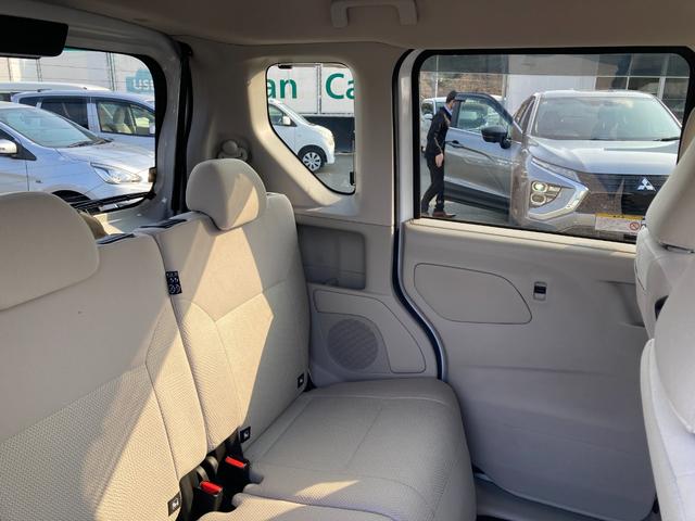 ｅＫスペース Ｍ　三菱認定プレミアム保証　パワーウインド　横滑り防止装置　キーレスキー　ＡＢＳ　サイドエアバック　アイドリングストップ機能　クリアランスソナー　前席シートヒーター　マニュアルエアコン　盗難防止装置（56枚目）