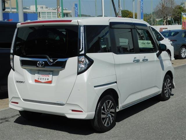 ルーミー カスタムＧ　両側オートドア　衝突軽減Ｂ　ＬＥＤヘットライト　クルコン　キーレスエントリー　ドライブレコーダー　フルオートエアコン　アルミホイル　横滑り防止　ウォークスルー　エコアイドル　助手席エアバッグ　ＰＷ（4枚目）