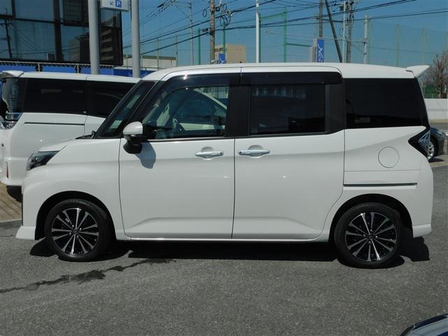 ルーミー カスタムＧ－Ｔ　地上デジタル　アイスト　整備記録簿　バックビューモニター　１オーナー　ＬＥＤライト　クルコン　アルミホイール　助手席エアバック　横滑り防止機能　キーフリーシステム　ＥＴＣ付　オートエアコン　エアバッグ（3枚目）