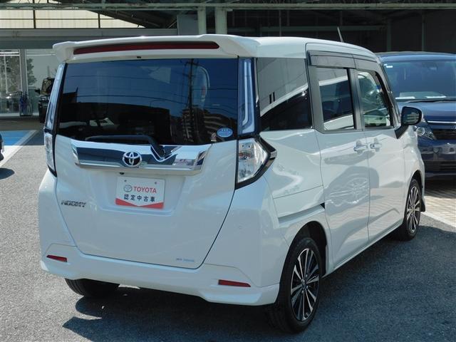 ルーミー カスタムＧ－Ｔ　地上デジタル　アイスト　整備記録簿　バックビューモニター　１オーナー　ＬＥＤライト　クルコン　アルミホイール　助手席エアバック　横滑り防止機能　キーフリーシステム　ＥＴＣ付　オートエアコン　エアバッグ（4枚目）